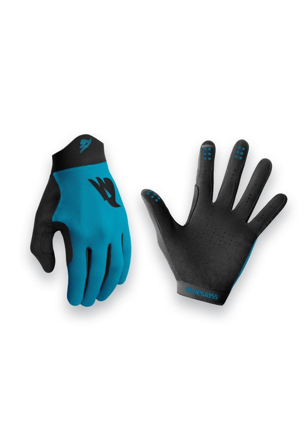 BLUEGRASS - Rękawiczki rowerowe Bluegrass Union. Kolor: wielokolorowy, niebieski, czarny. Sport: kolarstwo