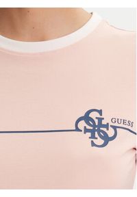 Guess T-Shirt V5YI01 J1314 Różowy Regular Fit. Kolor: różowy. Materiał: bawełna #5