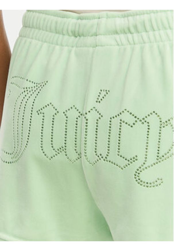 Juicy Couture Szorty sportowe Tamia JCWHS126305 Zielony Regular Fit. Kolor: zielony. Materiał: syntetyk