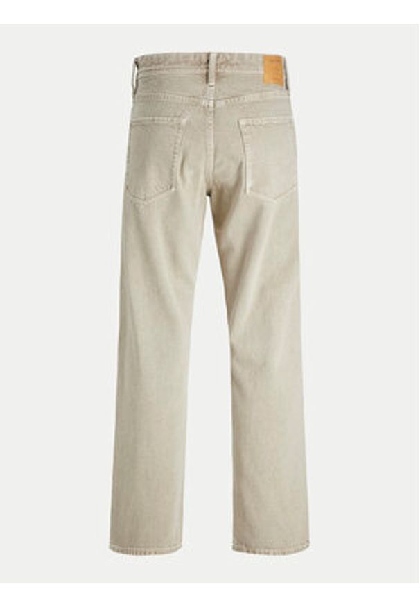 Jack & Jones - Jack&Jones Jeansy Eddie 12258833 Beżowy Loose Fit. Kolor: beżowy