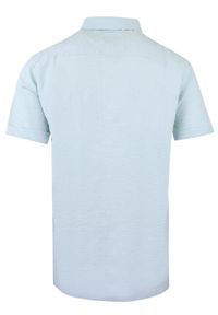 Weekendowa Koszula Męska z Kory Bawełnianej - Brave Soul - Błękitna. Kolor: niebieski. Materiał: bawełna. Styl: sportowy #2