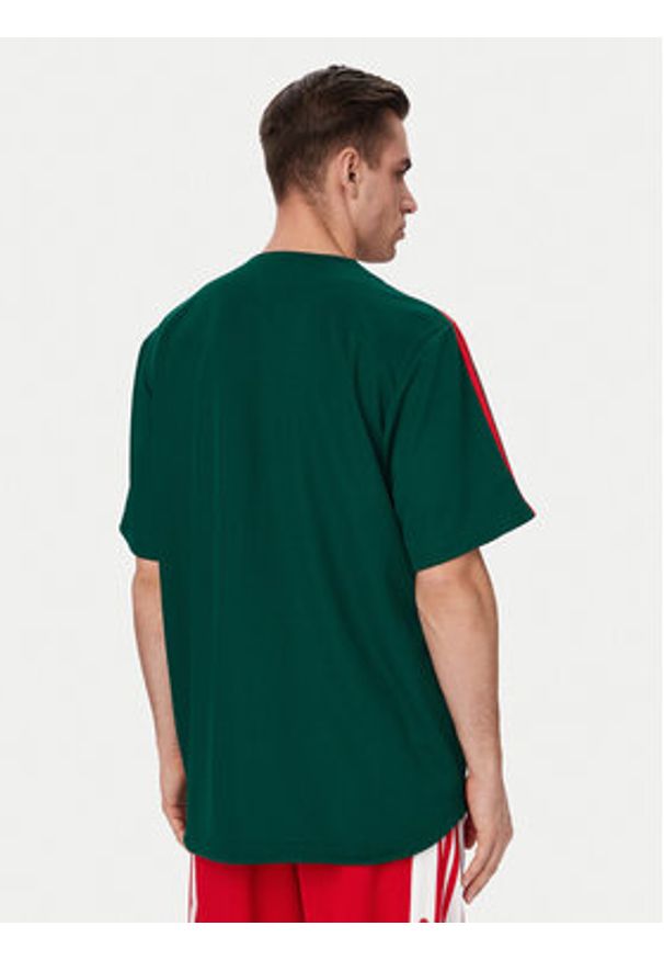 Adidas - adidas T-Shirt Summer League Varsity Baseball KE2245 Zielony Oversize. Kolor: zielony. Materiał: syntetyk