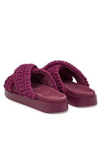 Inuikii Klapki Woven 1004.003.0062 Bordowy. Kolor: czerwony. Materiał: materiał #4