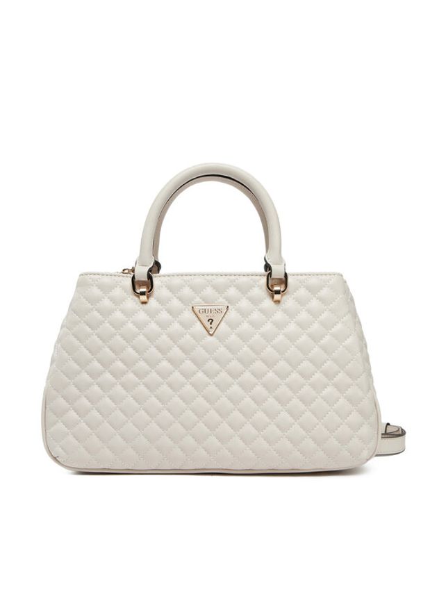 Guess Torebka HWEQG9 54106 Écru. Materiał: skórzane
