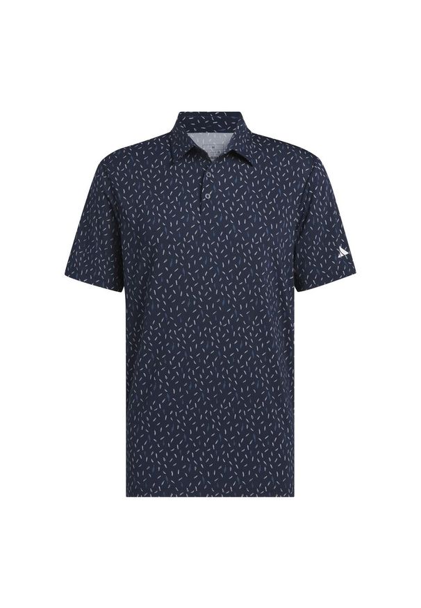 Adidas - Koszulka Ultimate365 Allover Print Polo. Typ kołnierza: polo. Kolor: niebieski. Wzór: nadruk