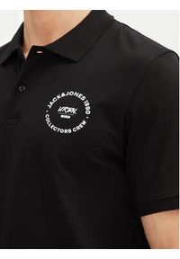 Jack & Jones Polo Simon 12269299 Czarny Regular Fit. Typ kołnierza: polo. Kolor: czarny. Materiał: bawełna #3