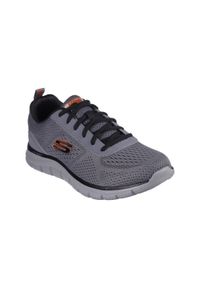 skechers - Buty sportowe Sneakersy męskie, Track - Leshur. Kolor: szary. Sport: turystyka piesza #1