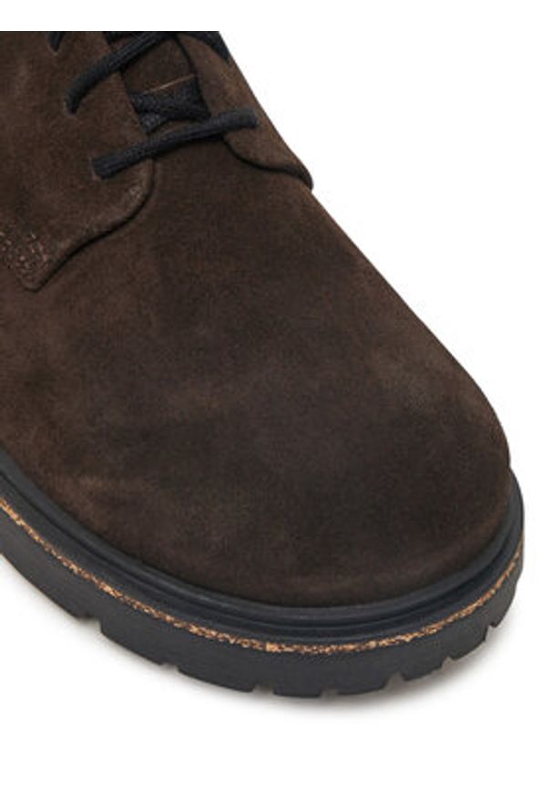 Birkenstock Półbuty Highwood Lace Low 1029609 Brązowy. Kolor: brązowy. Materiał: skóra, zamsz