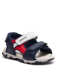 Geox Sandały B Sandal Flaffee Boy B4559A 08515 C0735 S Granatowy. Kolor: niebieski