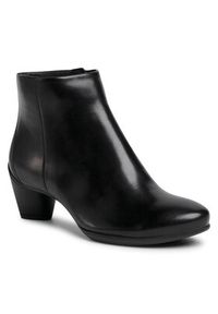 ecco - ECCO Botki Sculptured 45 23048301001 Czarny. Kolor: czarny. Materiał: skóra #5
