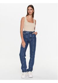 Calvin Klein Jeans Jeansy J20J220634 Granatowy Straight Fit. Kolor: niebieski