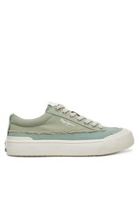 Pepe Jeans Tenisówki Ben Fresh W PLS31589 Zielony. Kolor: zielony. Materiał: materiał