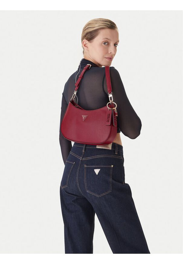 Guess Torebka 175657 Czerwony. Kolor: czerwony. Materiał: skórzane