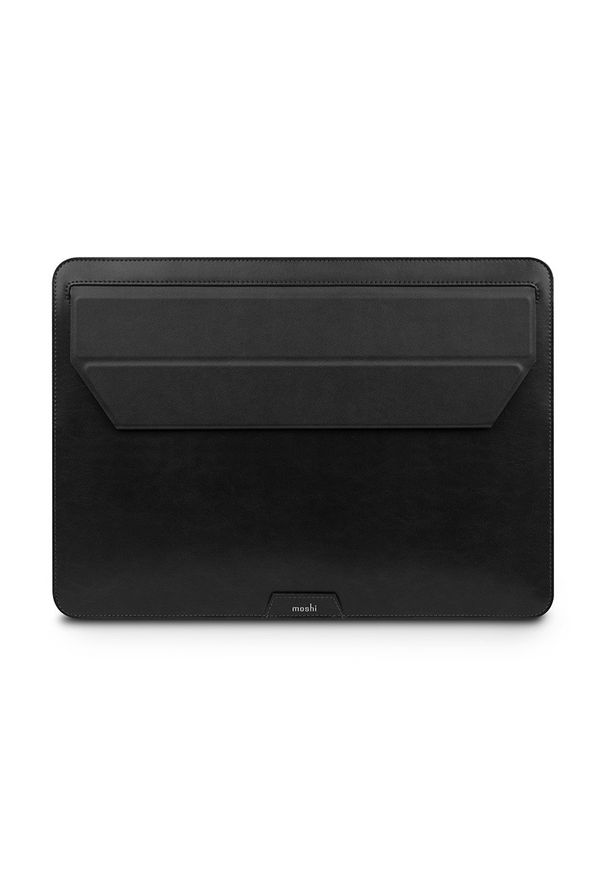 Moshi Muse 14'' 3-in-1 Slim - Pokrowiec MacBook Pro 14'' (M3/M2/M1/2023-2021) jet black. Materiał: skóra. Styl: elegancki