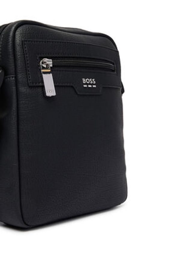 BOSS Saszetka Lewys 50562918 Czarny. Kolor: czarny. Materiał: skóra