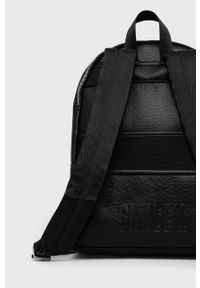 Desigual plecak 22SAKP02 damski kolor czarny duży z nadrukiem. Kolor: czarny. Wzór: nadruk #4