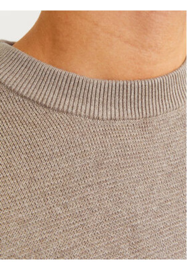 Jack & Jones Sweter Milano 12259666 Szary Relaxed Fit. Kolor: szary. Materiał: bawełna