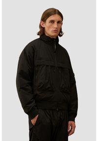C.P. Company - C.P. COMPANY Czarna męska bomberka Short Jacket, Rozmiar XXL. Okazja: na co dzień. Kolor: czarny. Długość rękawa: długi rękaw. Długość: krótkie. Styl: casual, elegancki #1