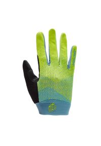 Rękawiczki rowerowe dla dzieci Silvini Calvi. Kolor: żółty, niebieski, wielokolorowy, zielony. Sport: turystyka piesza #1