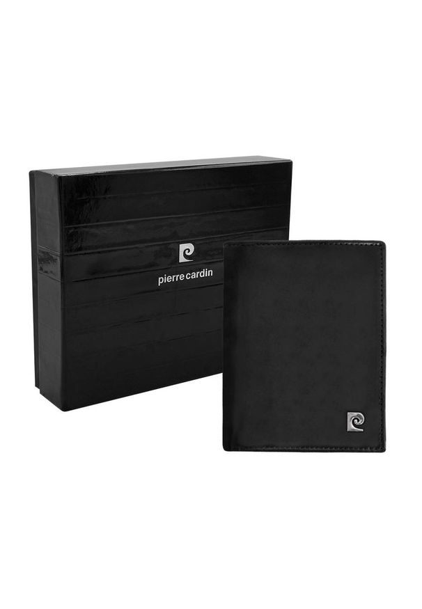 Portfel skórzany Pierre Cardin 326 YS507.7 NERO. Materiał: skóra. Wzór: gładki
