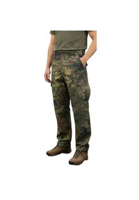 Spodnie turystyczne męskie Helikon-Tex CPU. Kolor: wielokolorowy, brązowy, zielony. Materiał: poliester, bawełna. Wzór: moro. Sezon: lato. Sport: turystyka piesza #1