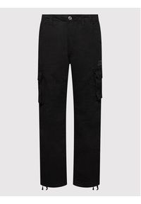 Alpha Industries Spodnie materiałowe Jet 101212 Czarny Straight Fit. Kolor: czarny. Materiał: bawełna
