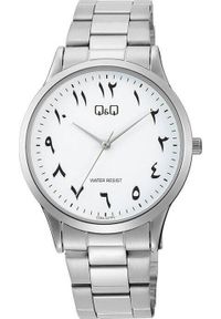 Zegarek Q&Q Zegarek QQ C08A-027P Męski Klasyczny Biała Tarcza .. Kolor: biały. Styl: klasyczny #1