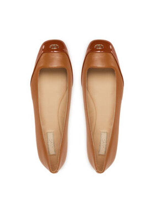 Liu Jo Baleriny Brigitte 03 SF5041 PX695 Brązowy. Kolor: brązowy. Materiał: skóra