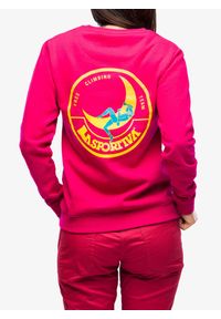 LA SPORTIVA - Bluza bez kaptura damska La Sportiva Climbing on the Moon Sweatshirt. Typ kołnierza: bez kaptura. Kolor: różowy