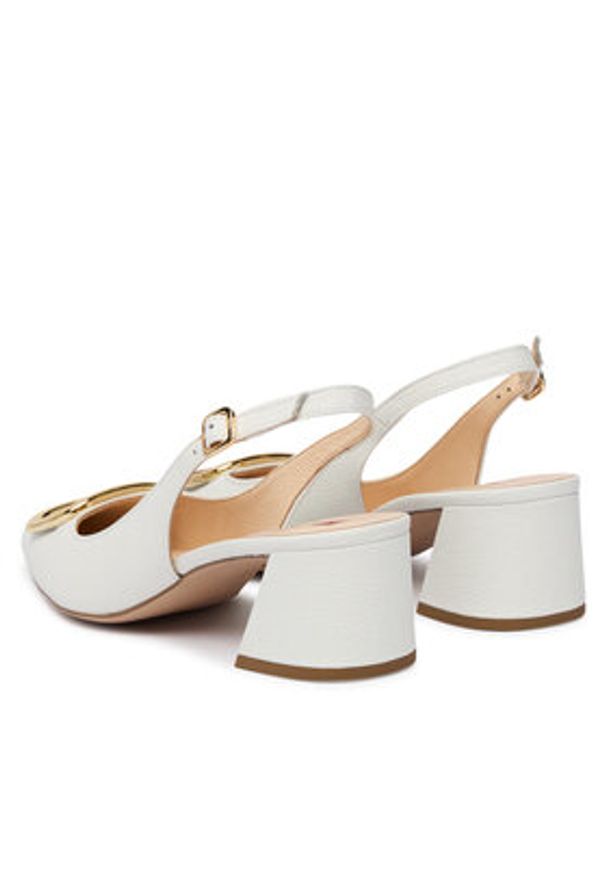 HÖGL Czółenka 1-104623 Biały. Kolor: biały. Materiał: skóra