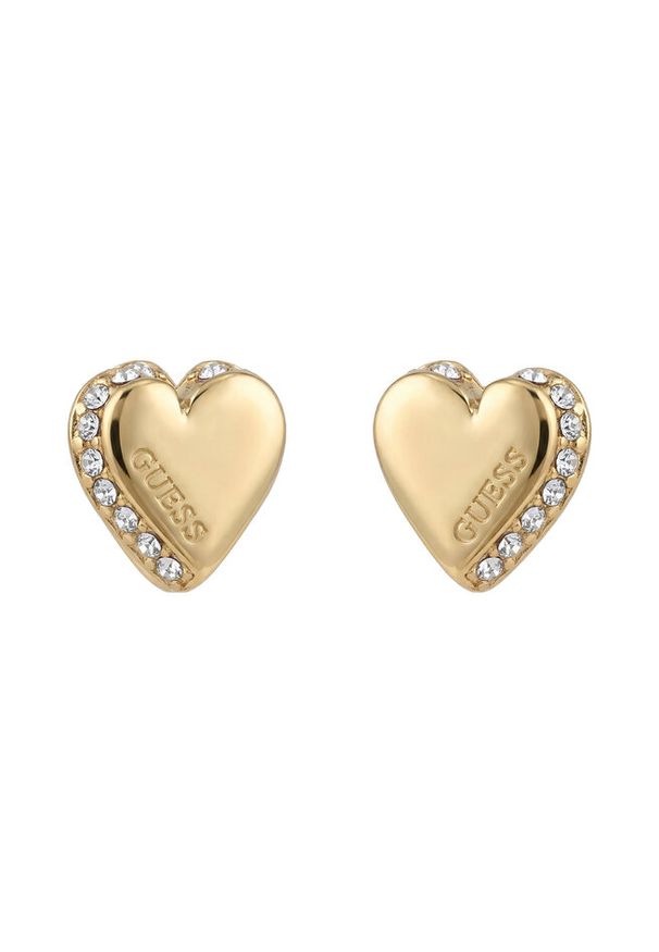 Kolczyki Guess. Materiał: złote. Kolor: złoty