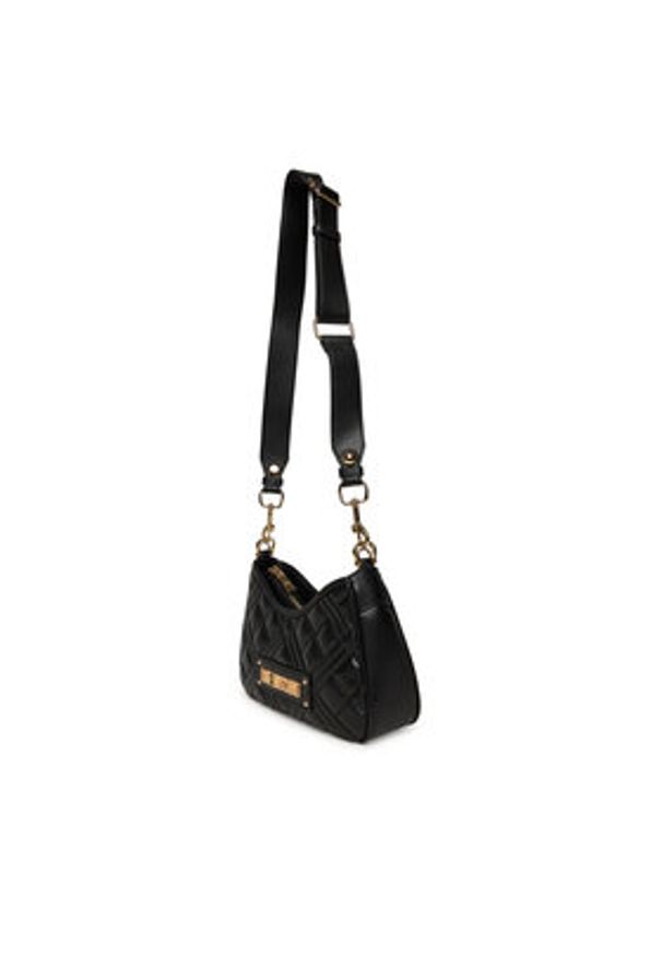 Love Moschino - LOVE MOSCHINO Torebka JC4152PP1NLA0000 Czarny. Kolor: czarny. Materiał: skórzane