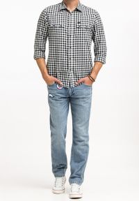 Wrangler - WRANGLER GREENSBORO MĘSKIE SPODNIE JEANSOWE JEANSY DŻINSY RACING INDIGO W15QBF22Y 112325874 #2