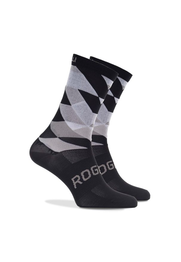 ROGELLI - Stylowe funkcjonalne skarpetki Rogelli SCALE 14. Kolor: czarny, biały, wielokolorowy. Sport: kolarstwo