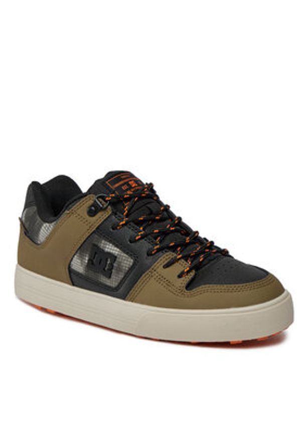 DC Sneakersy Pure Wnt ADYS300151 Czarny. Kolor: czarny. Materiał: skóra