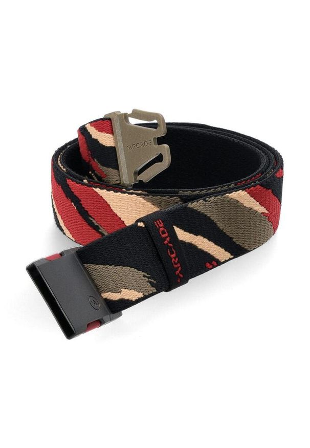 ARCADE - Pasek do spodni Arcade Brushstroke Slim - black/burnt. Kolor: czarny. Sport: turystyka piesza