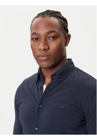 BOSS Koszula Myjersey 50543089 Granatowy Slim Fit. Kolor: niebieski. Materiał: bawełna #5