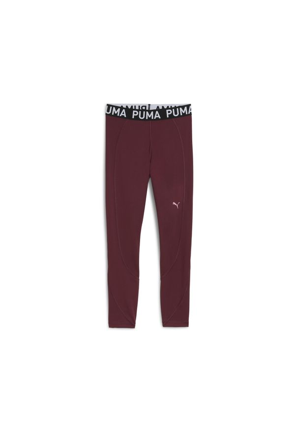 Puma - Damskie legginsy PUMA STRONG PUMA. Kolor: czerwony. Sport: fitness, bieganie