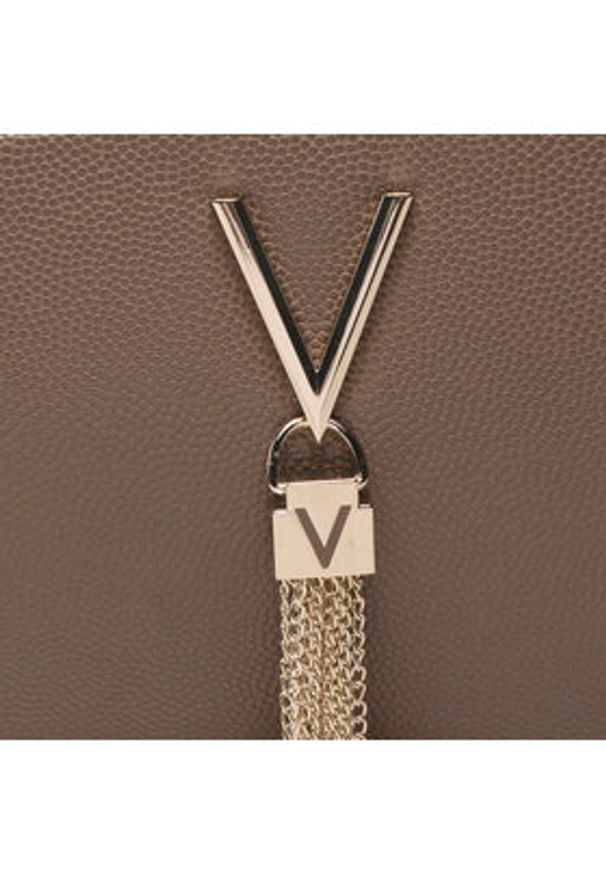 VALENTINO - Valentino Torebka Divina VBS1R409G Beżowy. Kolor: beżowy. Materiał: skórzane