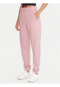 DKNY Sport Spodnie dresowe DP5P3737 Różowy Regular Fit. Kolor: różowy. Materiał: syntetyk