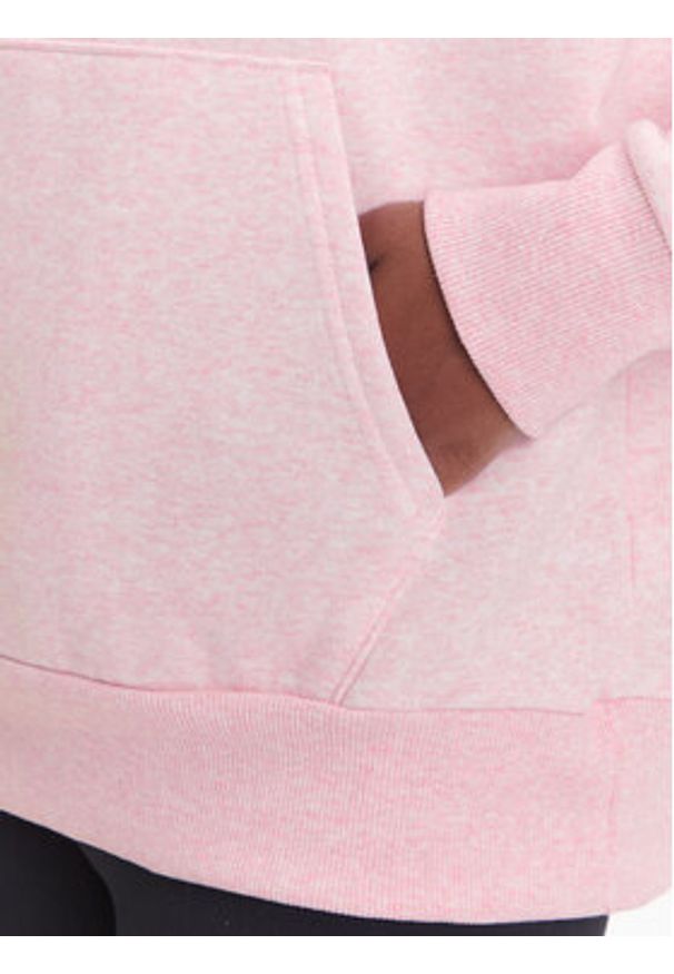 Under Armour Bluza Ua Rival 1379500 Różowy Loose Fit. Kolor: różowy. Materiał: bawełna