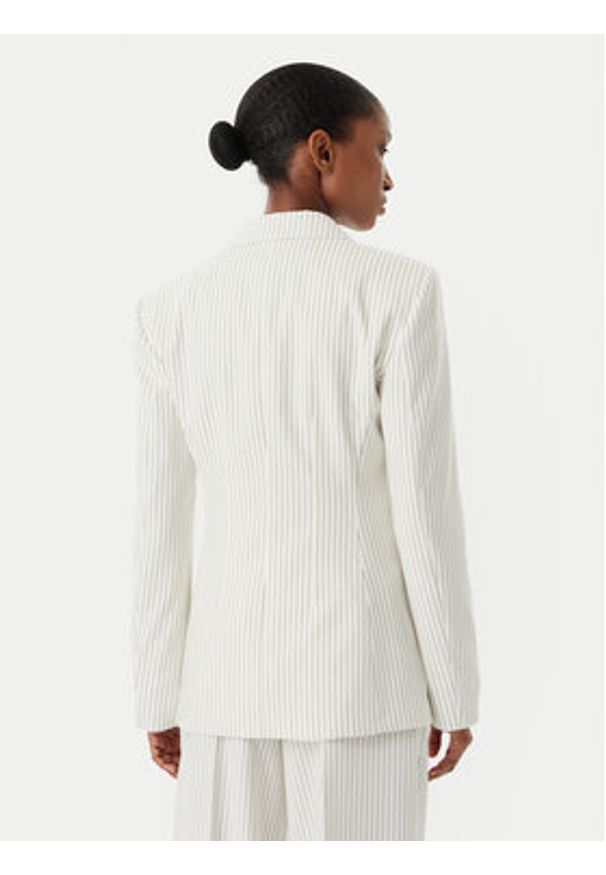 Hugo - HUGO Marynarka Asmalla 50561472 Biały Regular Fit. Kolor: biały. Materiał: syntetyk