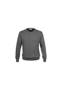 Lumberjack - Bluza męska LUMBERJACK PULLOVER CREW NECK OVERDYED. Kolor: szary