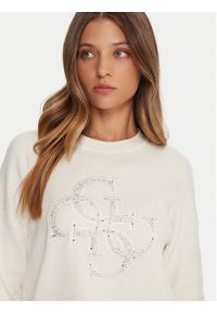 Guess Sweter W5BR42 Z26I2 Écru Relaxed Fit. Materiał: wiskoza #4