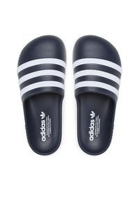 Adidas - adidas Klapki adiFom adilette HQ7220 Granatowy. Kolor: niebieski. Materiał: syntetyk