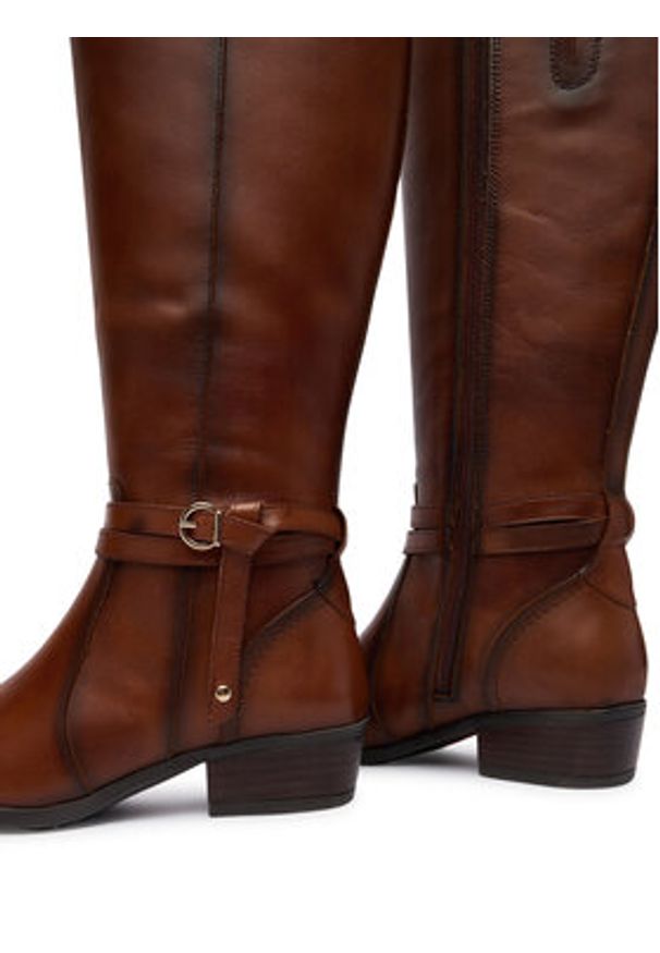 Pikolinos Kozaki W1U-9764 Brązowy. Kolor: brązowy. Materiał: skóra