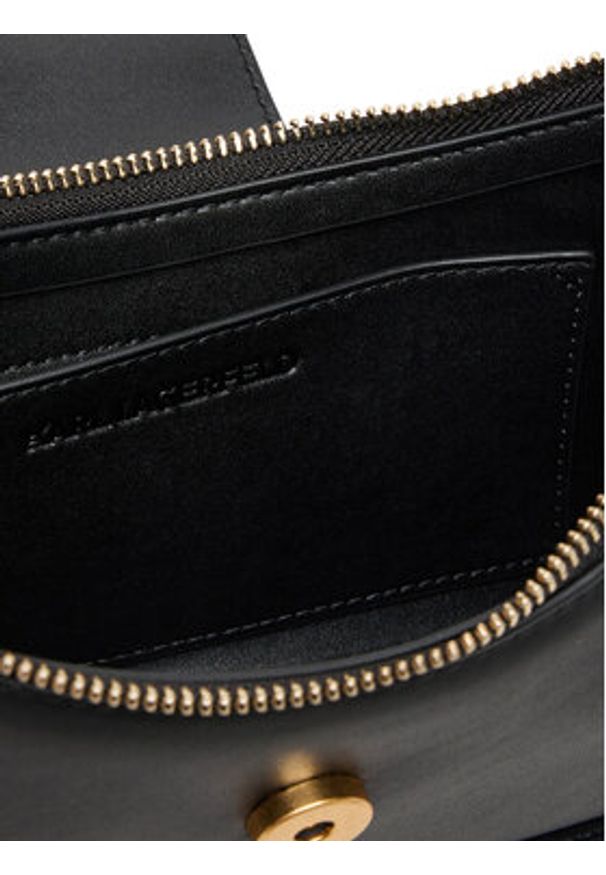 Karl Lagerfeld - KARL LAGERFELD Torebka A3W30290 Czarny. Kolor: czarny. Materiał: skórzane