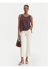 Marella Bluzka Nembi 2615161011 Brązowy Regular Fit. Kolor: brązowy. Materiał: acetat #3