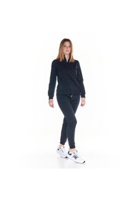 LEONE 1947 APPAREL - Damski dres w kropki Greysongrey. Kolor: czarny. Materiał: dresówka. Wzór: kropki. Sport: fitness