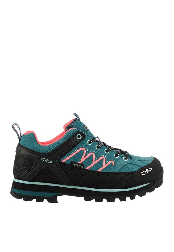 Damskie buty trekkingowe górskie ze skóry zamszowej VIBRAM CMP MOON LOW. Okazja: na co dzień. Kolor: czarny, niebieski, wielokolorowy. Materiał: zamsz, skóra